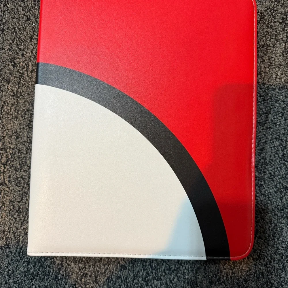 Red and White Tablet Case